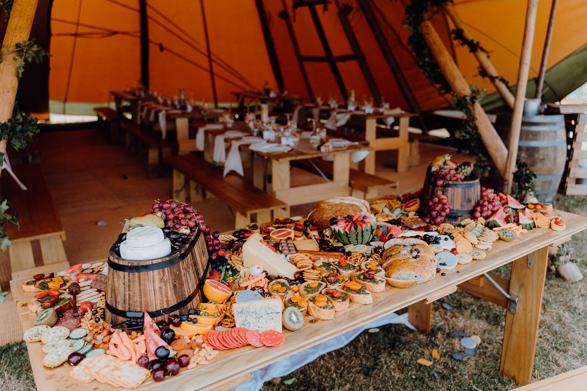 Wedding Photography Of Grazing Table Ideas 024. A country and rural themed grazing table.